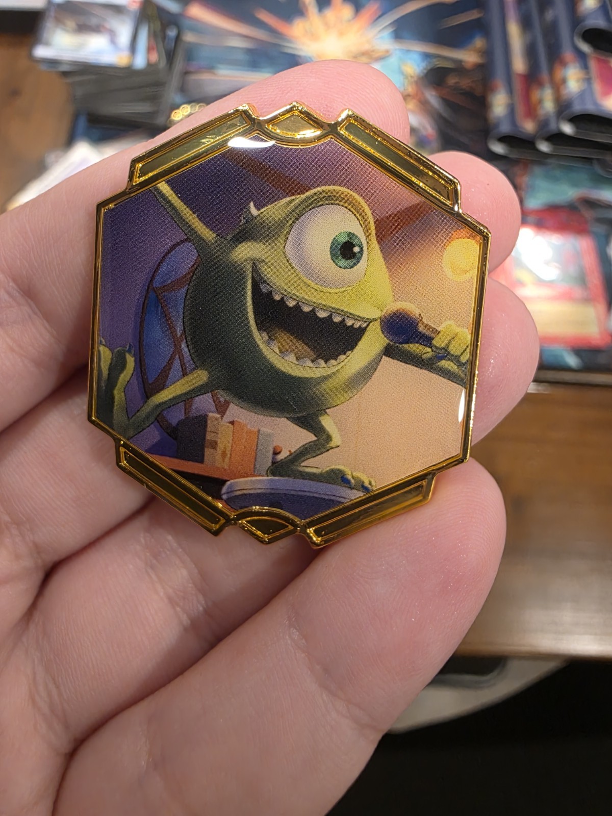 Mike Wazowski Lorcana Enamel Pin Costco