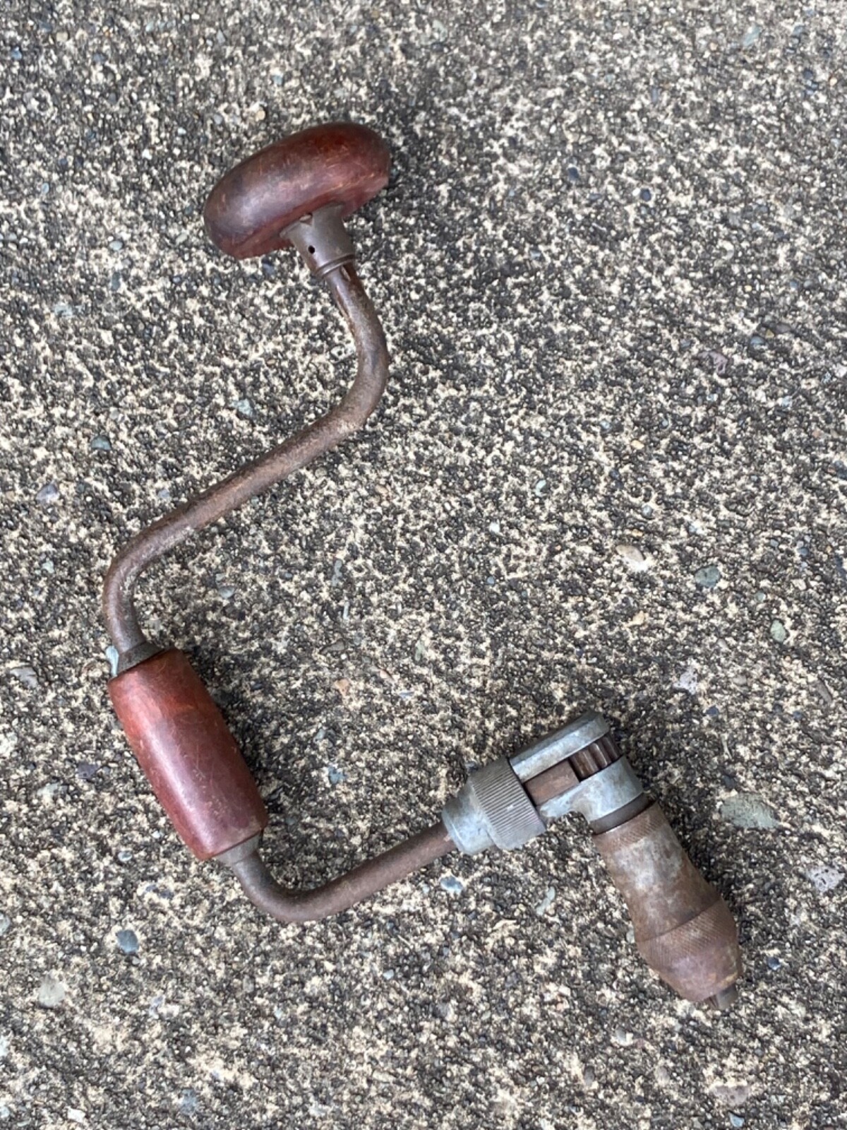 Vintage Brace Hand Drill - Ratcheting - 10\ Vintage Brace Hand Drill - Ratcheting - 10\