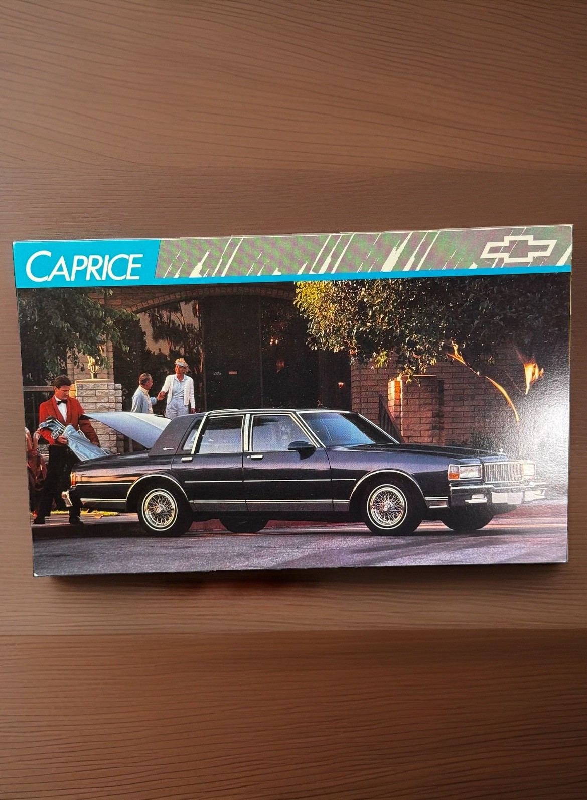 Chevrolet Caprice Classic Brougham LS NOS Postcard Unposted Retro Vintage 1989