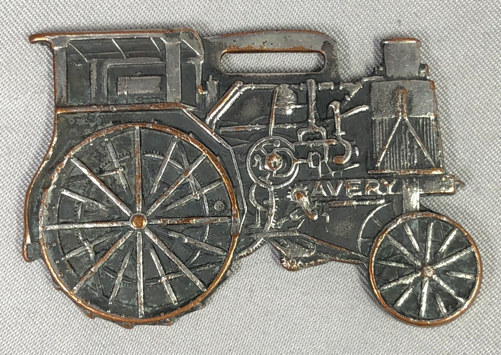AVERY KEROSENE TRACTOR Farm Advertising WATCH FOB Peoria Ill ANTIQUE Original AVERY KEROSENE TRACTOR Farm Advertising WATCH FOB Peoria Ill ANTIQUE Original