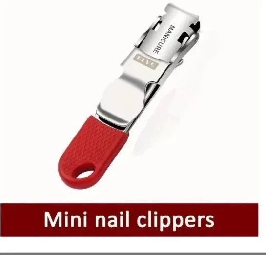 Victorinox Swiss Made Red Nail Clipper With Lanyard Hole - Stainless Steel..
