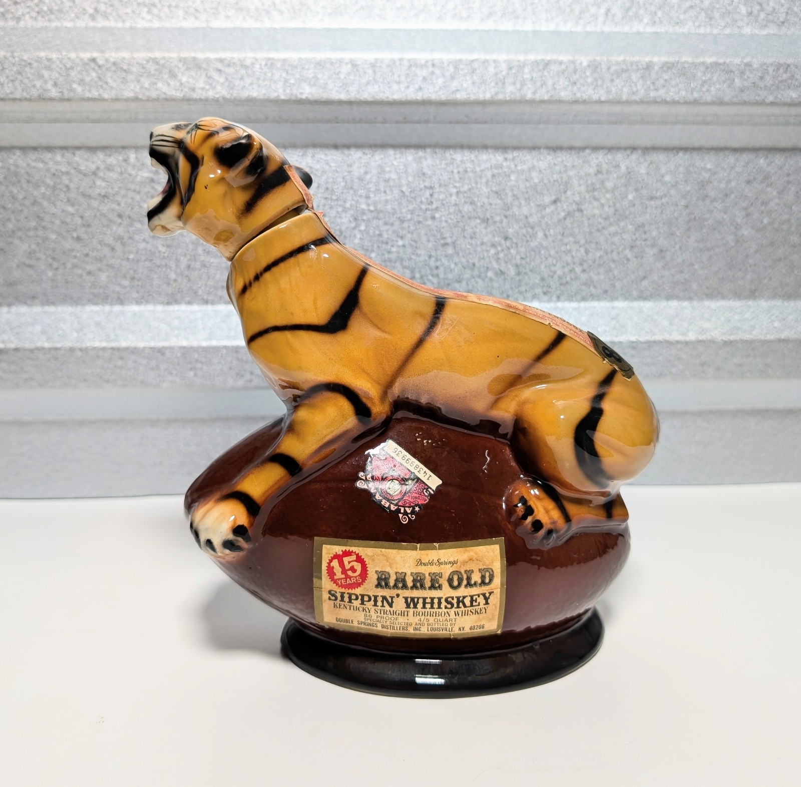 Rare Vintage LSU “Hold That Tiger” Sippin Whiskey Decanter