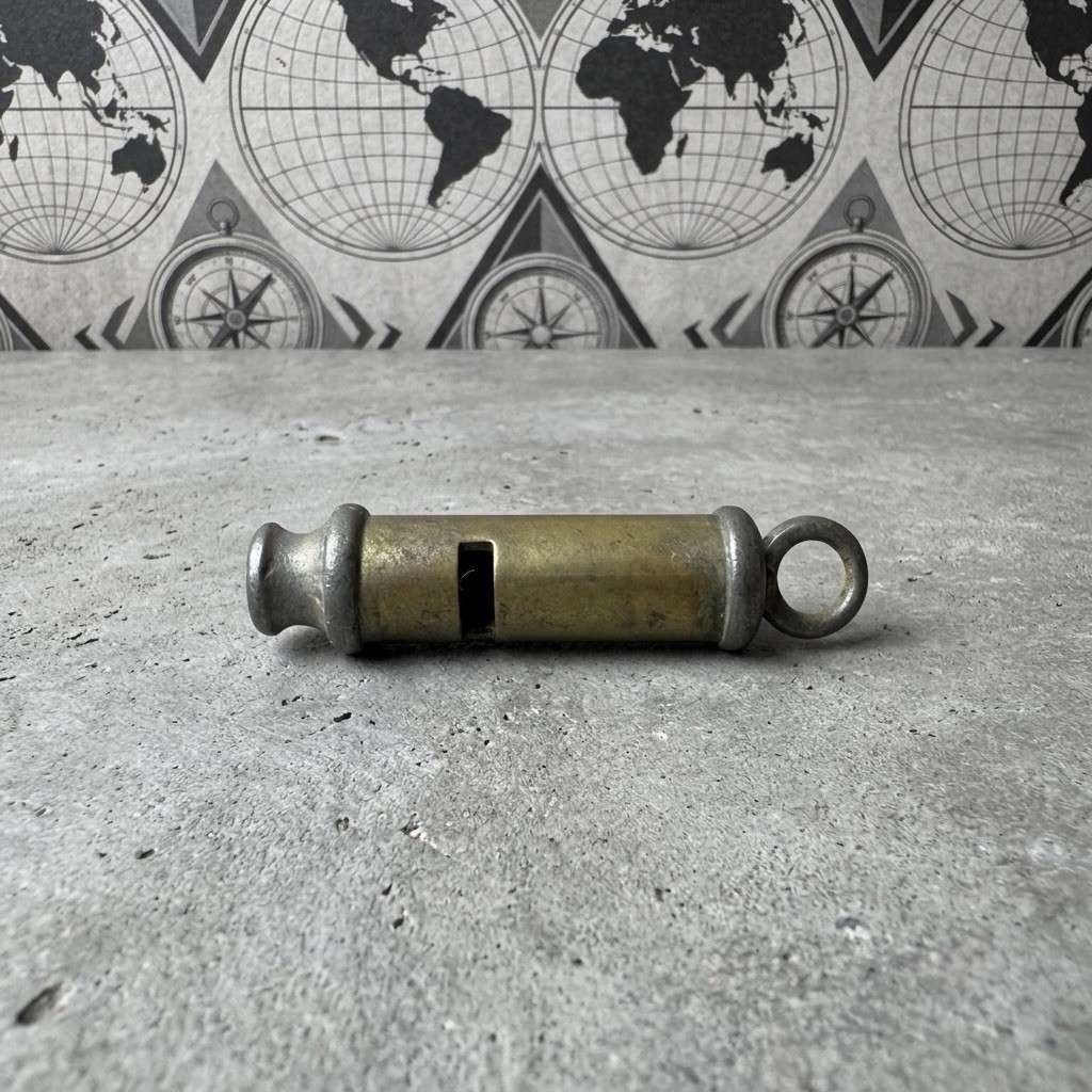 Vintage 1940\'s Brass Tube Whistle