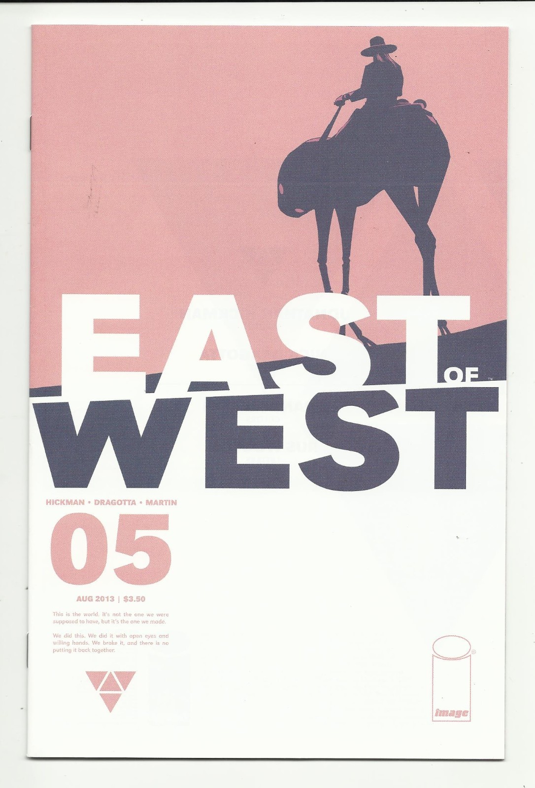 East of West #5 - Jonathan Hickman writes - 2013 Image - NM 9.4