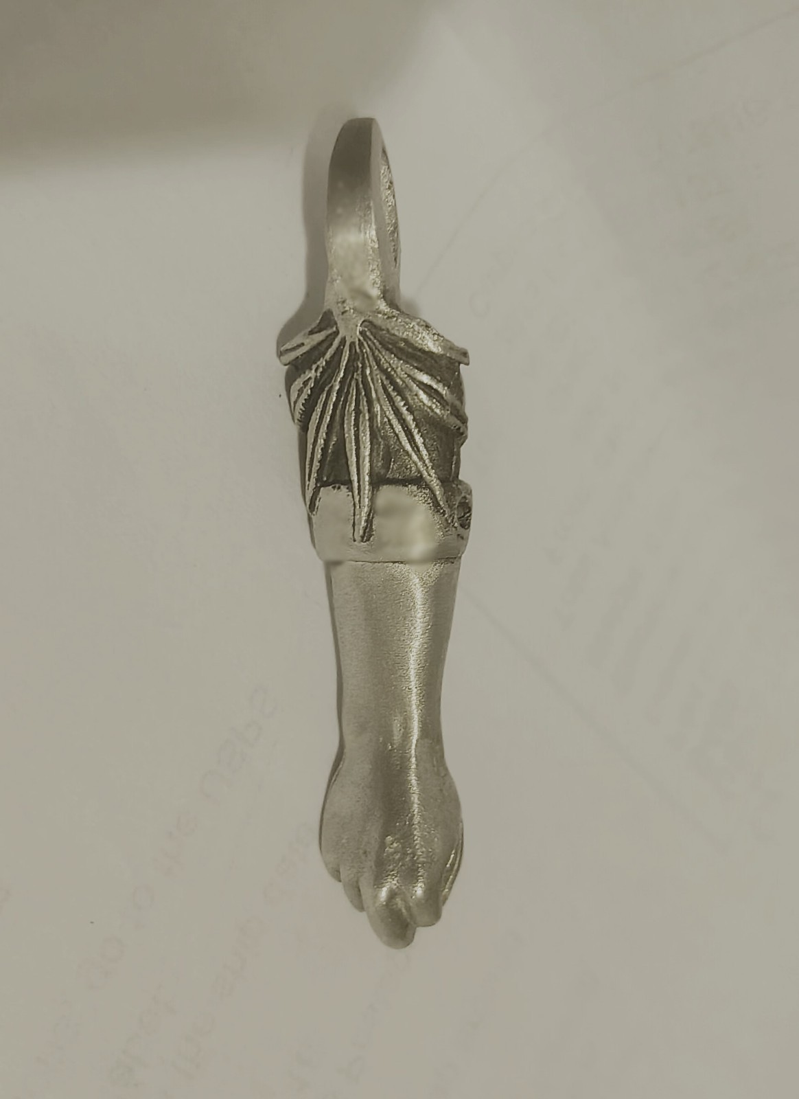 Vintage 1970's Silver Tone Metal Lever Action  Roach Clip