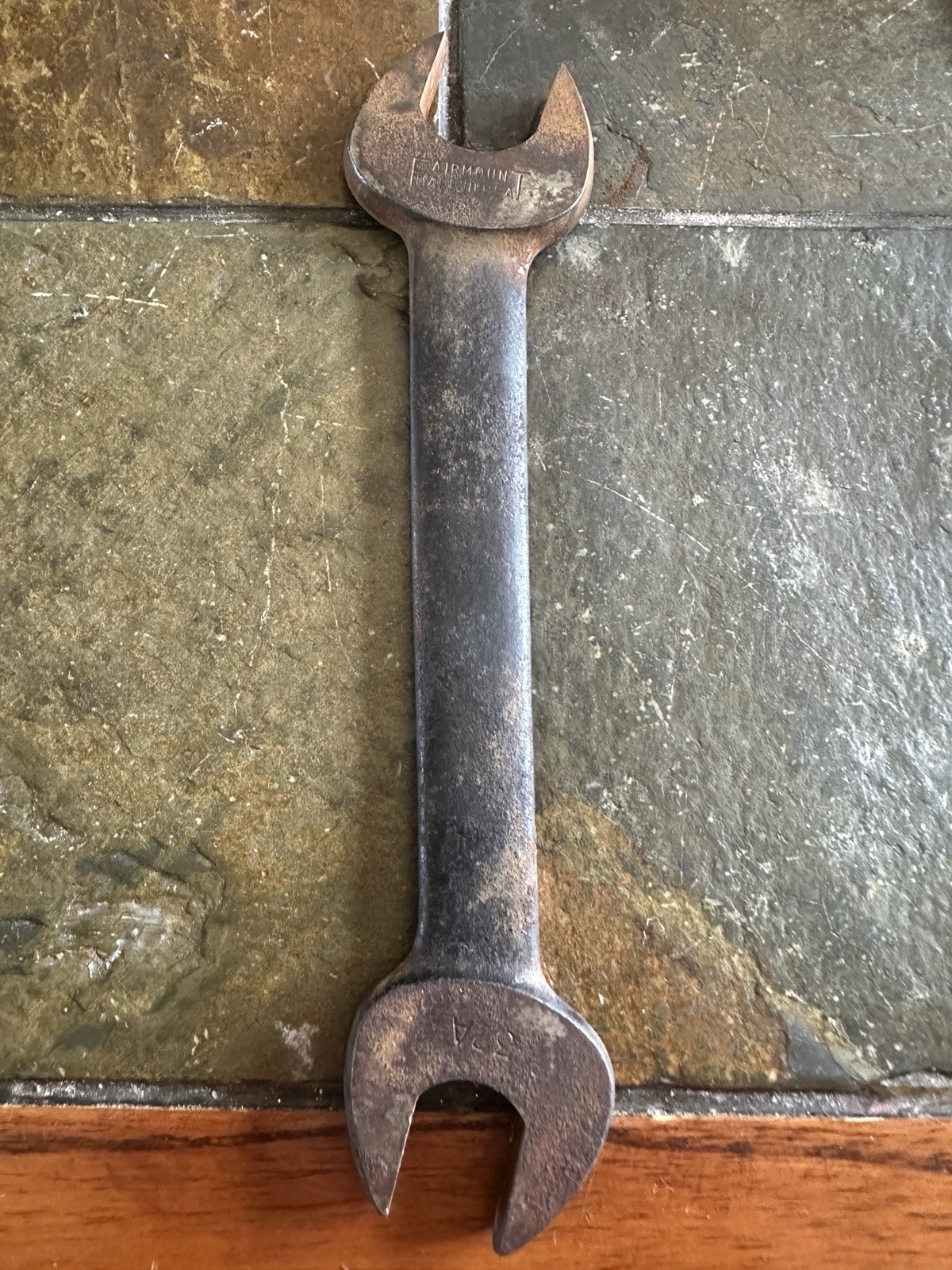 Vintage Fairmount 32A 1” x 3/4” Double Open End Wrench USA 9.5”