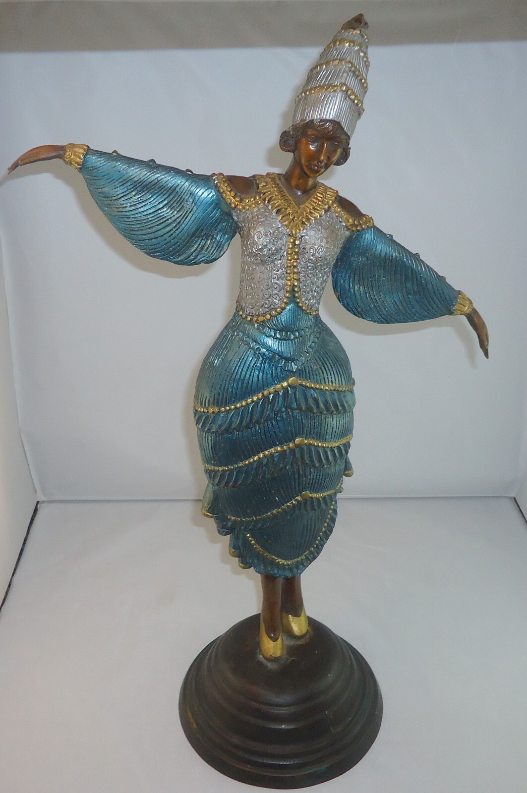 'Carnival', Large Cold Painted Art Deco Bronze, After Demetre Chiparus
