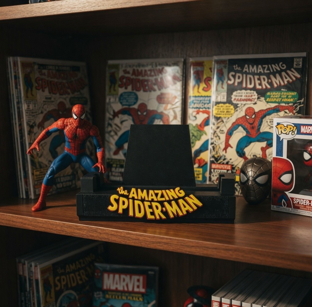 The Amazing Spiderman Comic Book Display Stand Graded CGC, CBCS Non-Graded Comic The Amazing Spiderman Comic Book Display Stand Graded CGC, CBCS Non-Graded Comic