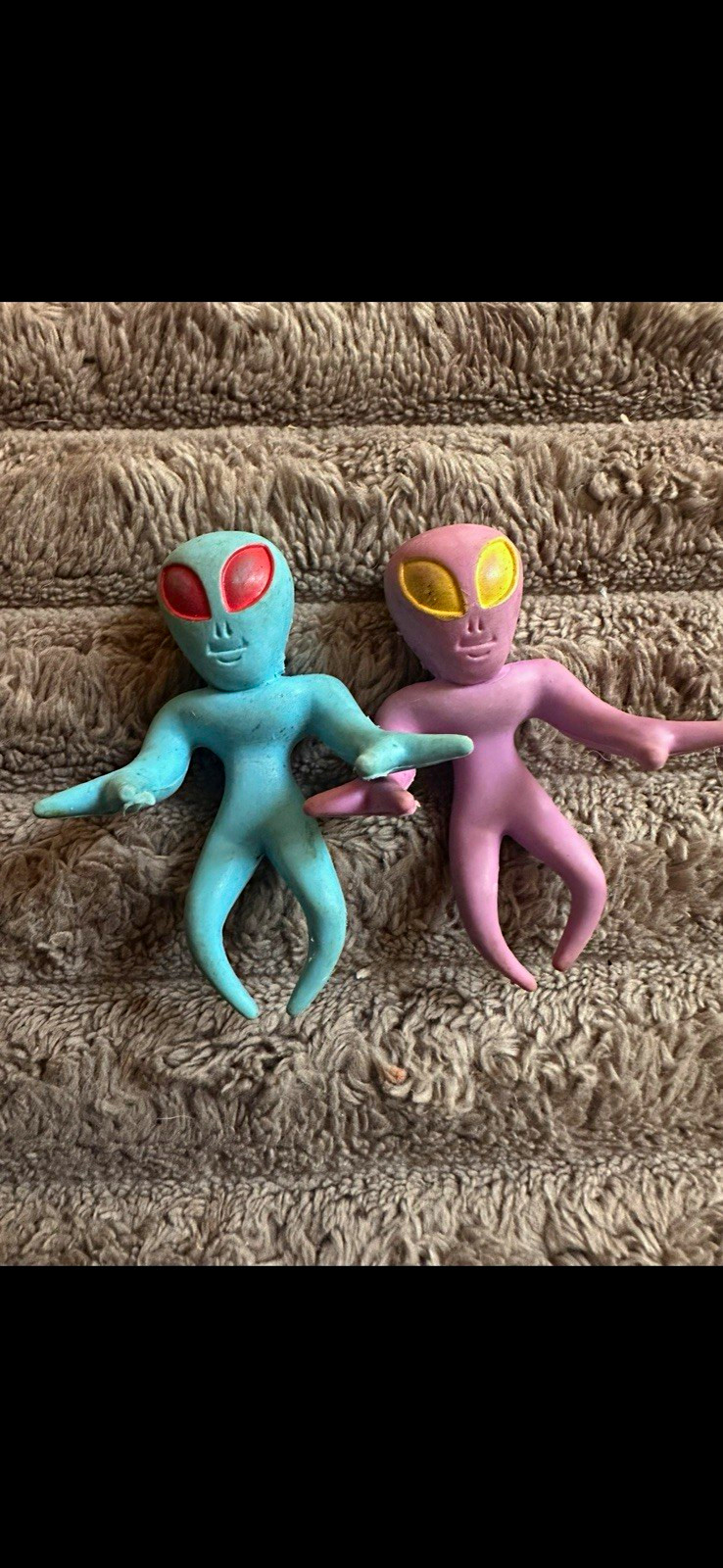 Vintage, 1980s, rare alien erasers - novelty - collector’s 