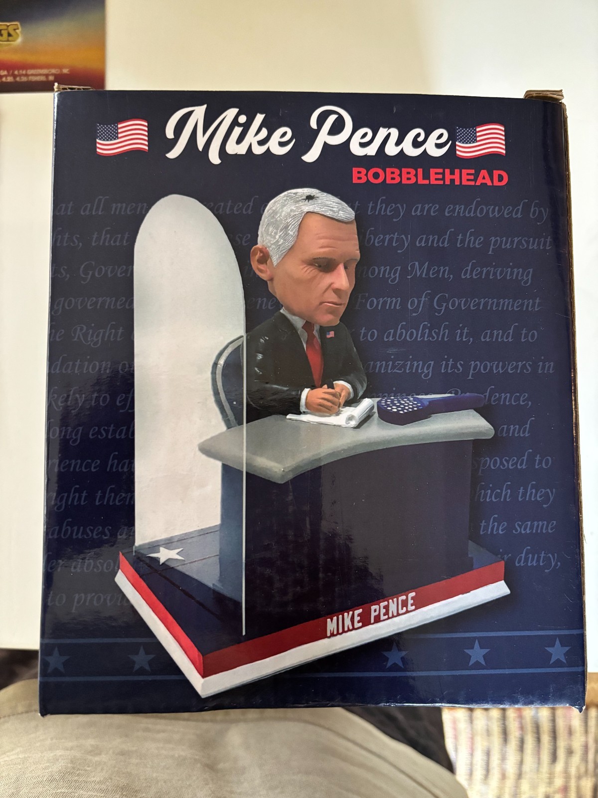 Mike Pence 2020 Vice Presidential Debate Fly Bobblehead