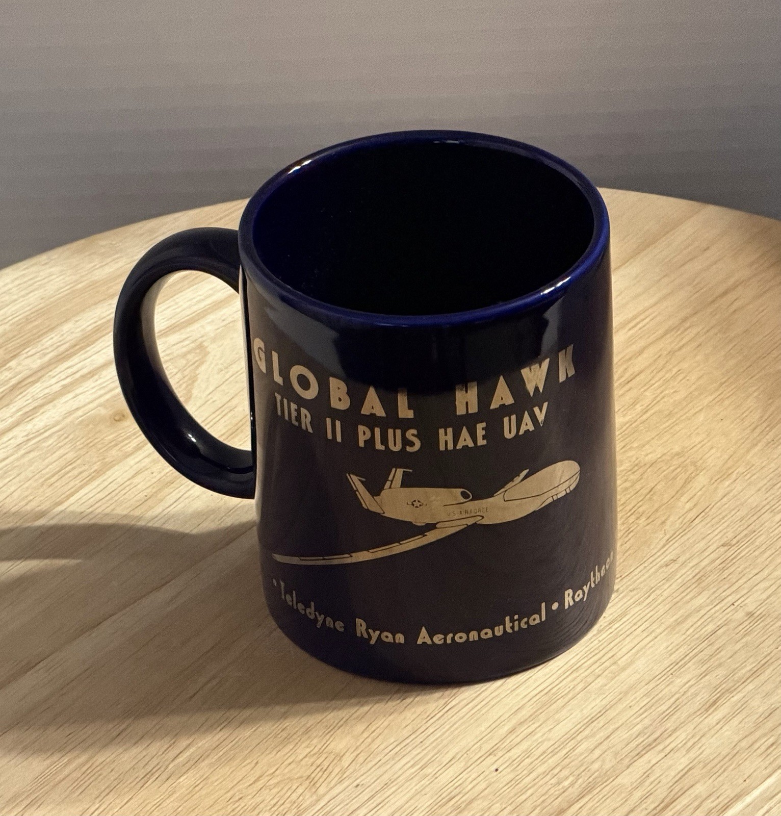 Vintage Global Hawk Tier II Plus HAE UAV USAF DARPA Teledyne Ryan Coffee Mug