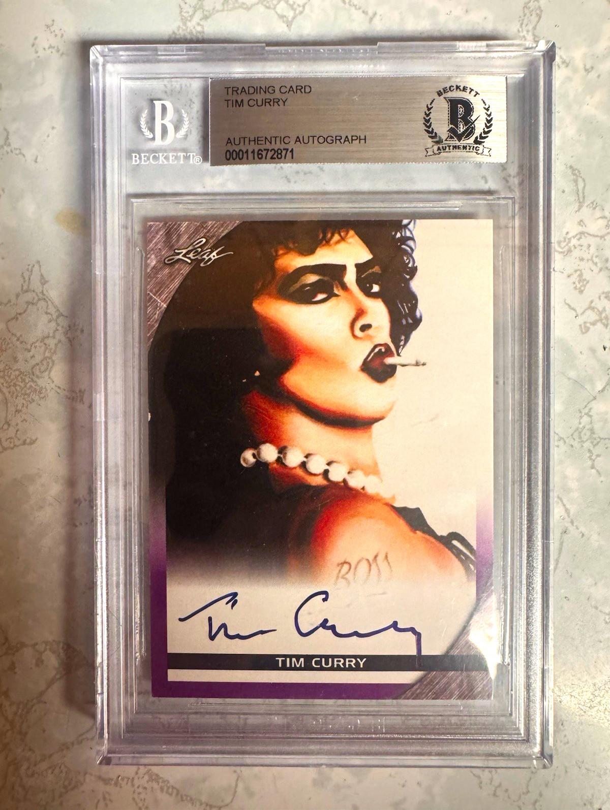 Leaf 2016 Tim Curry Collection Rocky Horror ROM Autograph Card #00011672871