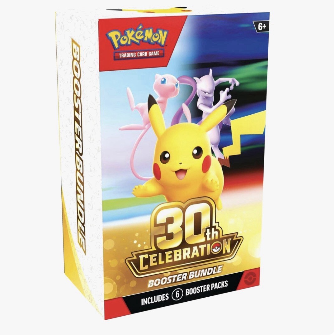 Pokemon 30th Anniversary Booster Bundle - PRESALE Confirmed Ships Week Of 10/5 Pokemon 30th Anniversary Booster Bundle - PRESALE Confirmed Ships Week Of 10/5