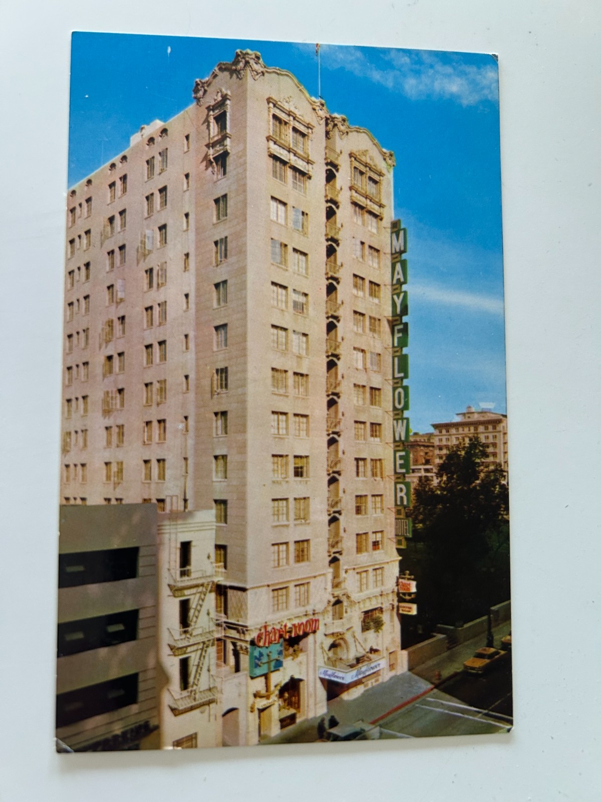 Mayflower Hotel Los Angeles California Postcard