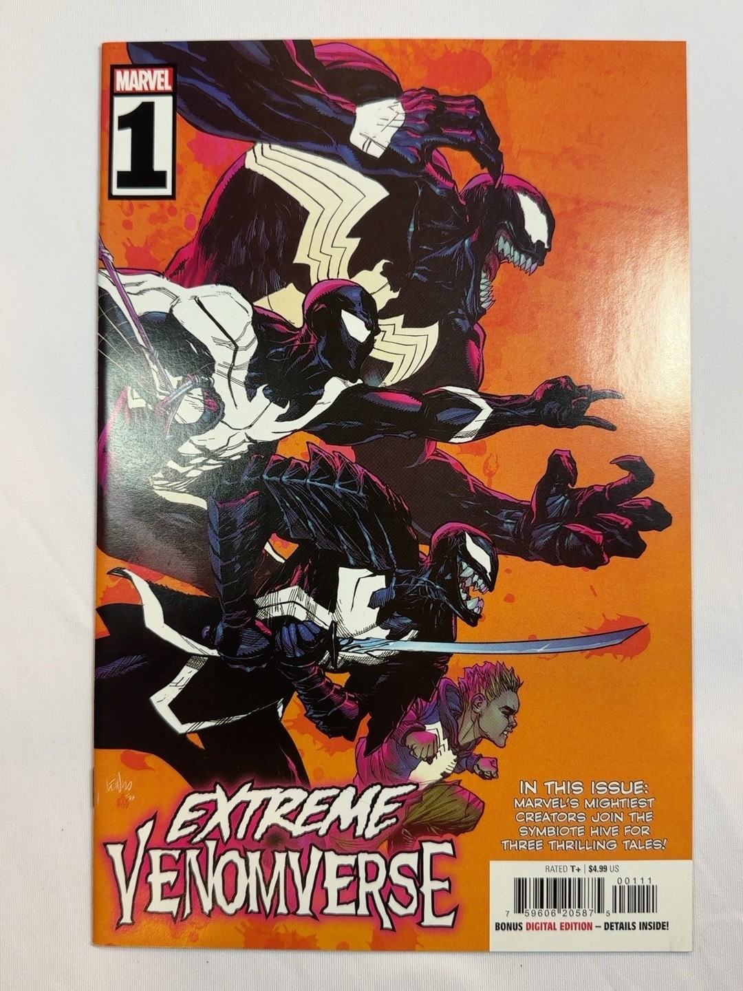 Extreme Venomverse #1 (Marvel Comics July 2023), 1st Samurai Venom