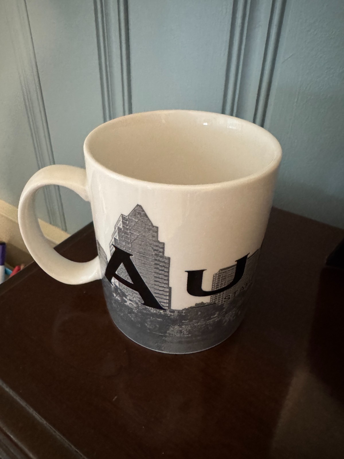 Vintage 2002 Starbucks Austin City 16 oz Coffee Mug