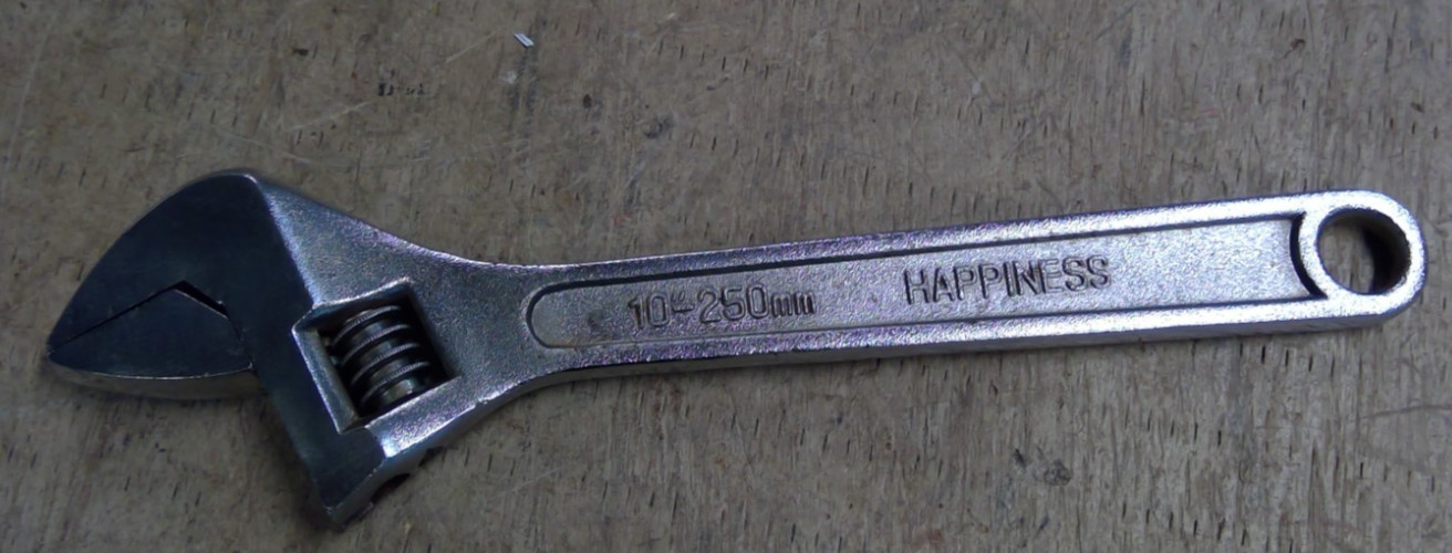 HAPPINESS Adjustable Wrench 10 inch Drop Forged