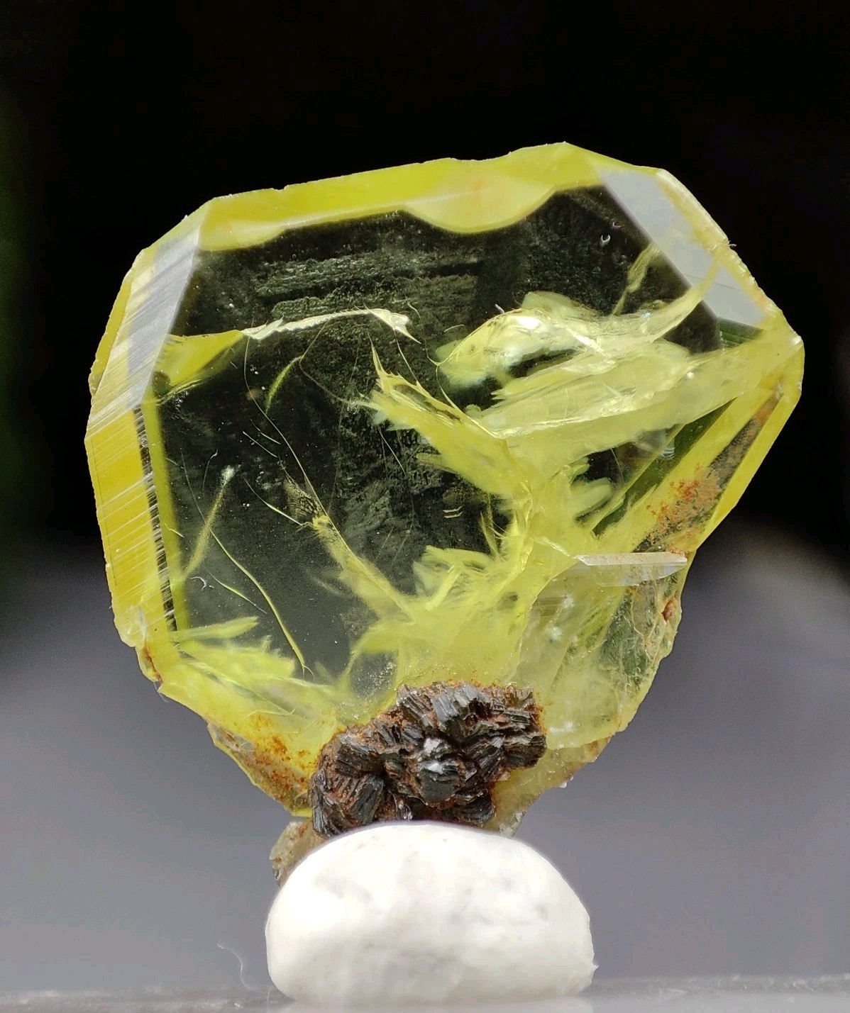 Sphene/Titanite Gemmy & Lustrous Crystal With Nice Colour & Clarity-Zagi,Pak.