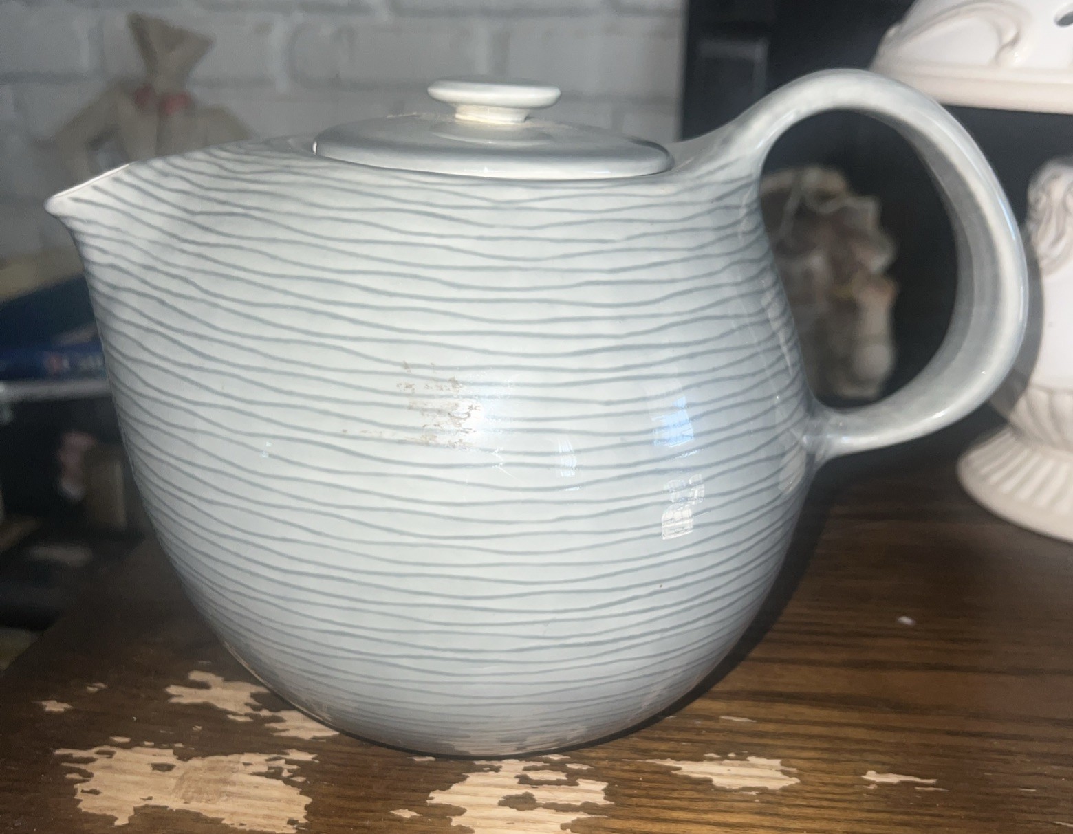 Rare Vintage Mid Century/ Modern Roseville Raymor Tea Pot 1950-60 Contempora Col Rare Vintage Mid Century/ Modern Roseville Raymor Tea Pot 1950-60 Contempora Col