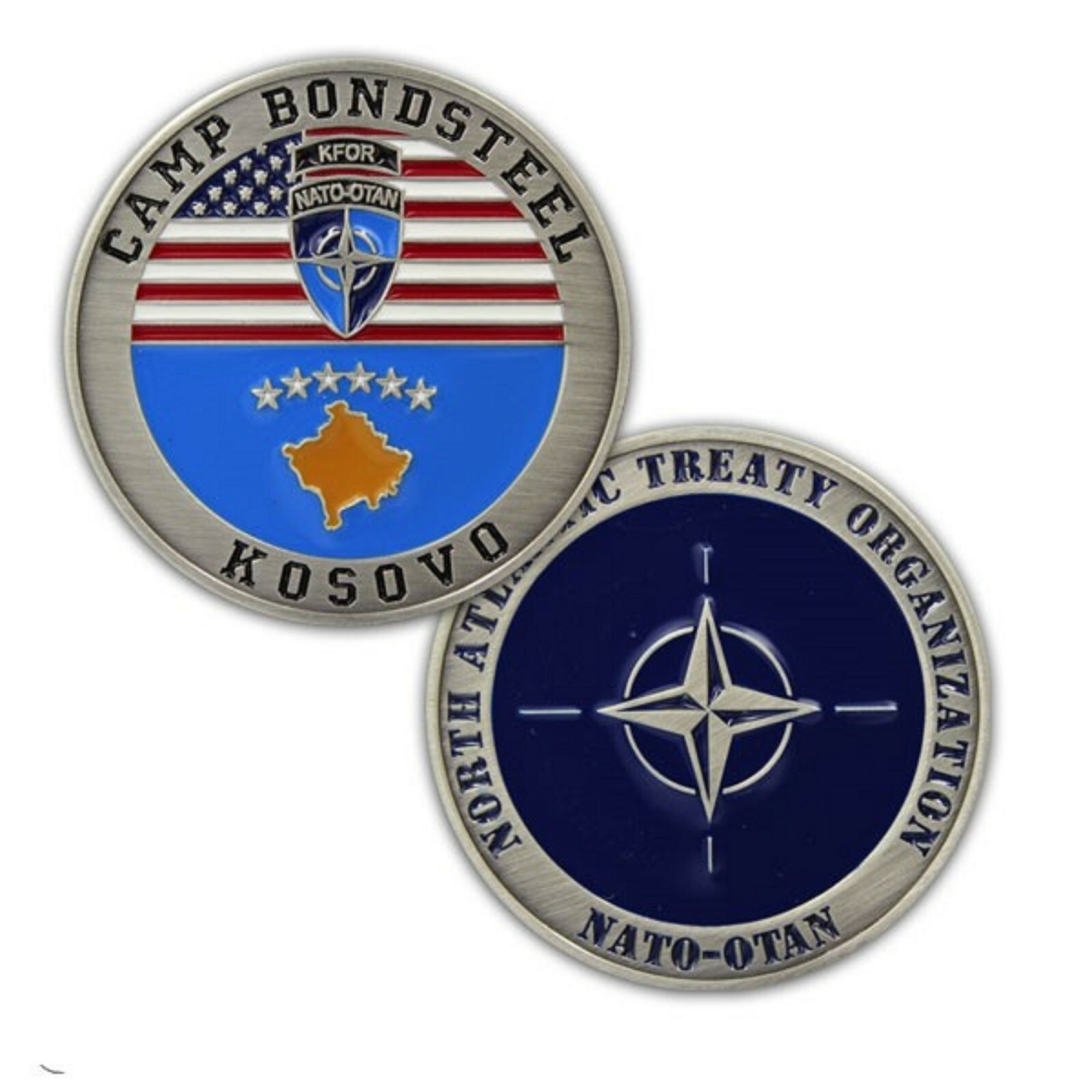 CAMP BONDSTEEL KOSOVO NATO-OTAN  OTANKFOR 1.75\