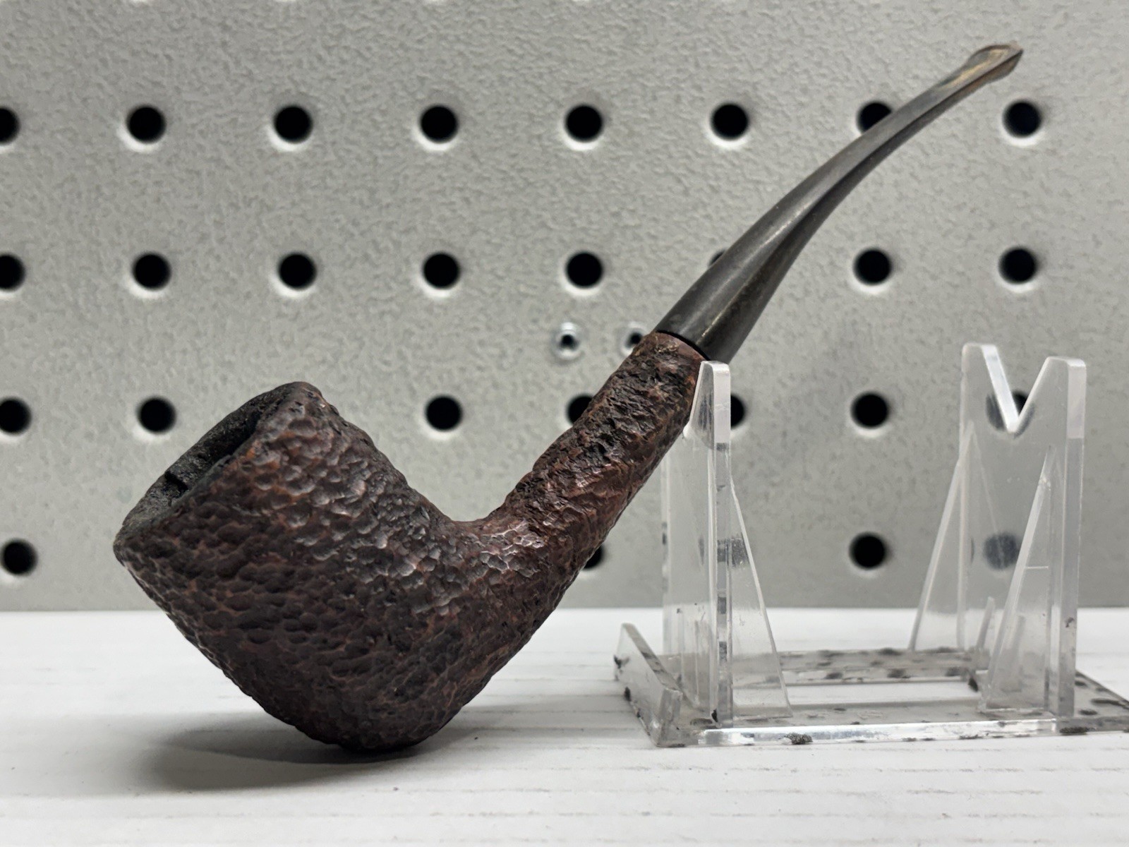 Vintage Brebbia Montreal Billiard Rustic Tobacco Smoking Pipe Italy