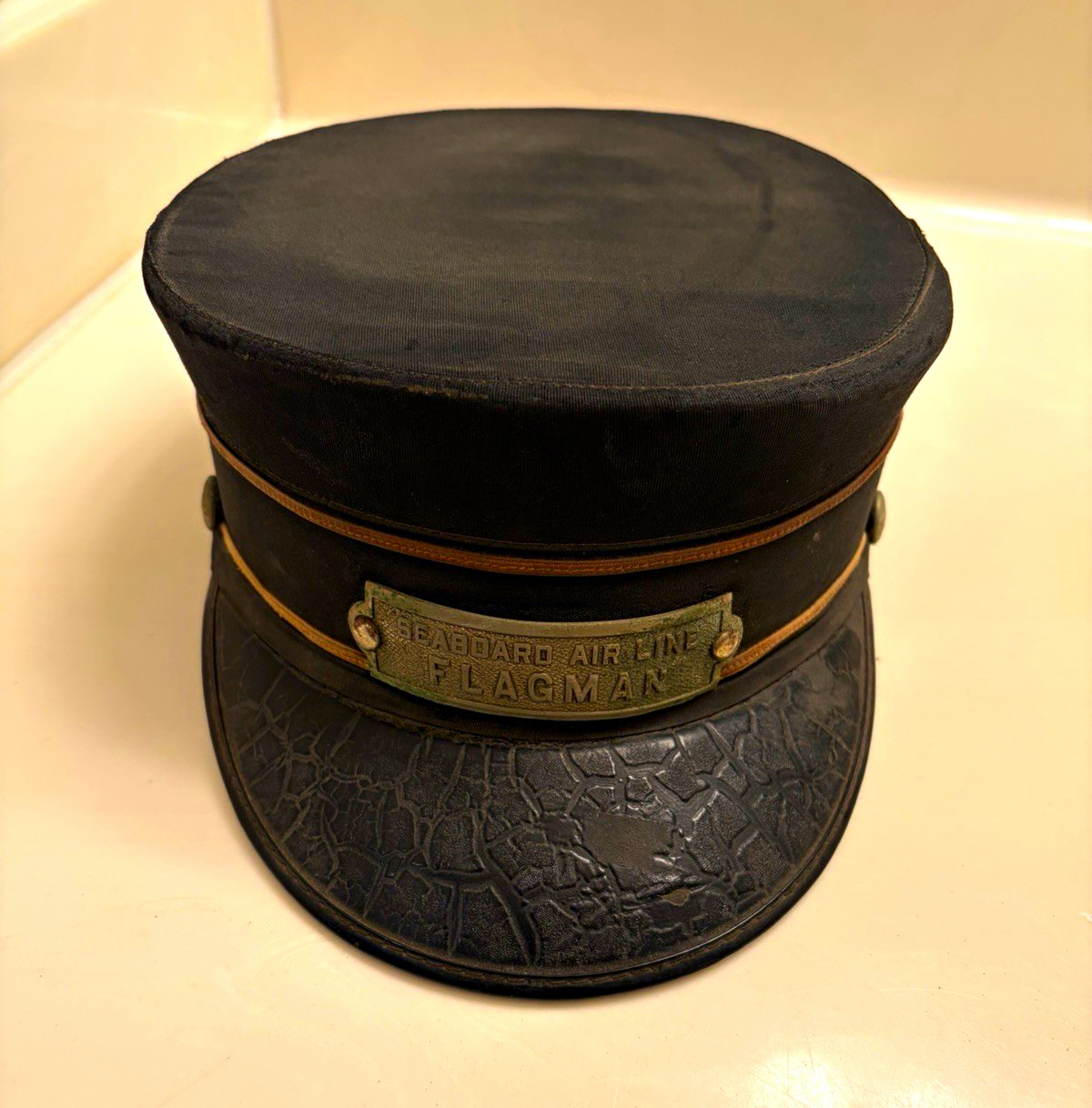 Seaboard Air Line Flagman Railroad Uniform Cap Hat Pettibone Cincinnati