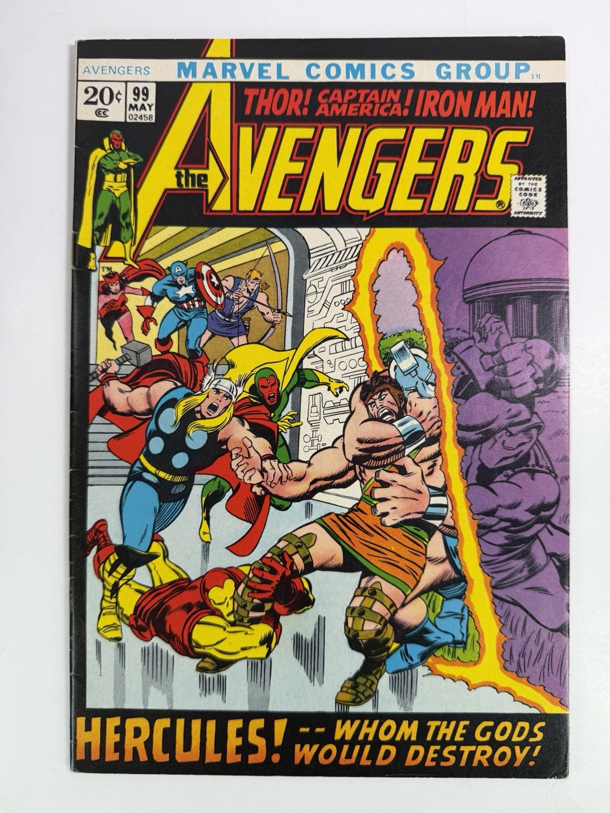 Avengers #99 (1972) Great Looking Mid-grade Copy FN+ Will Combine Shipping