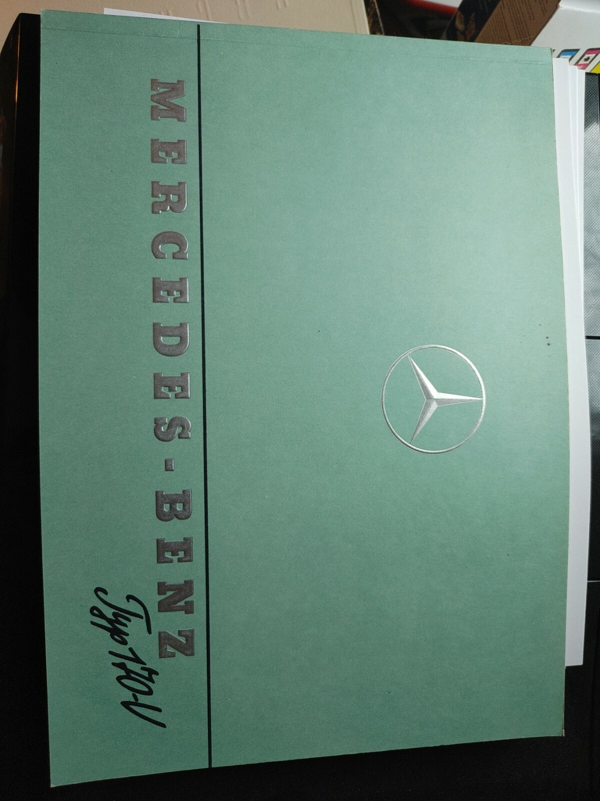 1939 Mercedes Benz 170-V Showroom  Sales Brochure, German - RARE MINT