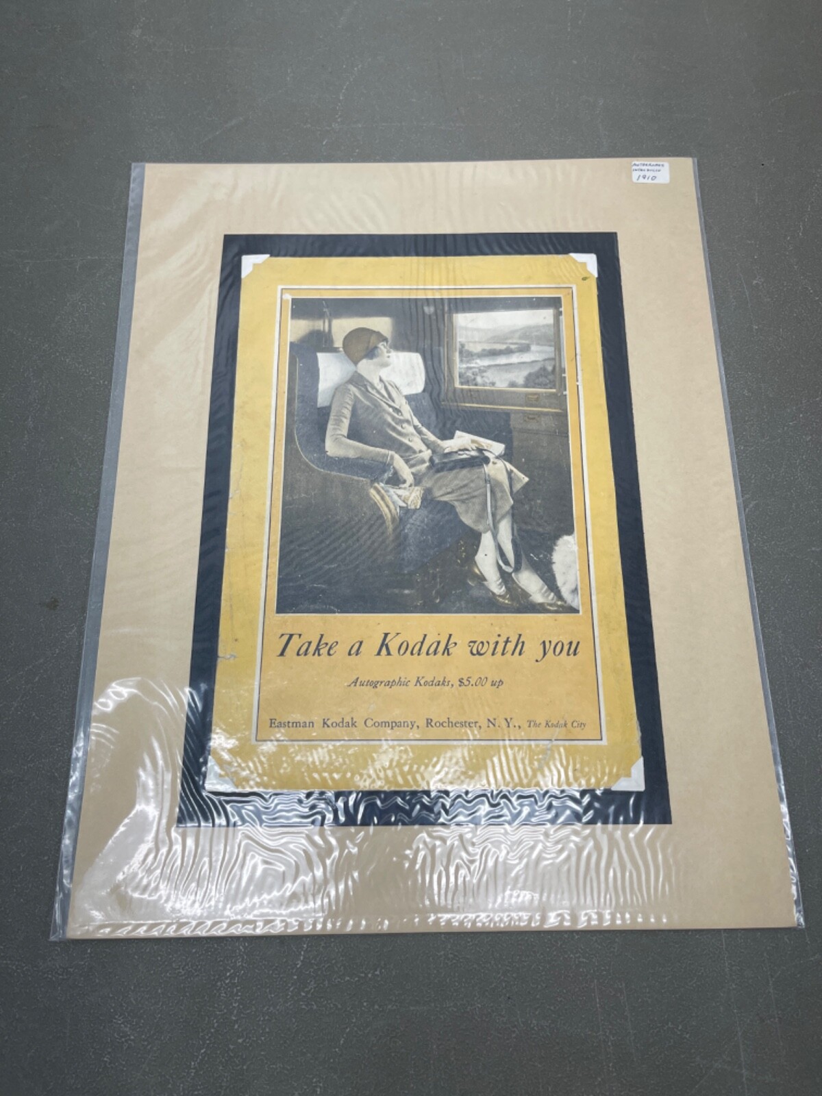 vintage 1910 Eastman Kodak Print Ad 