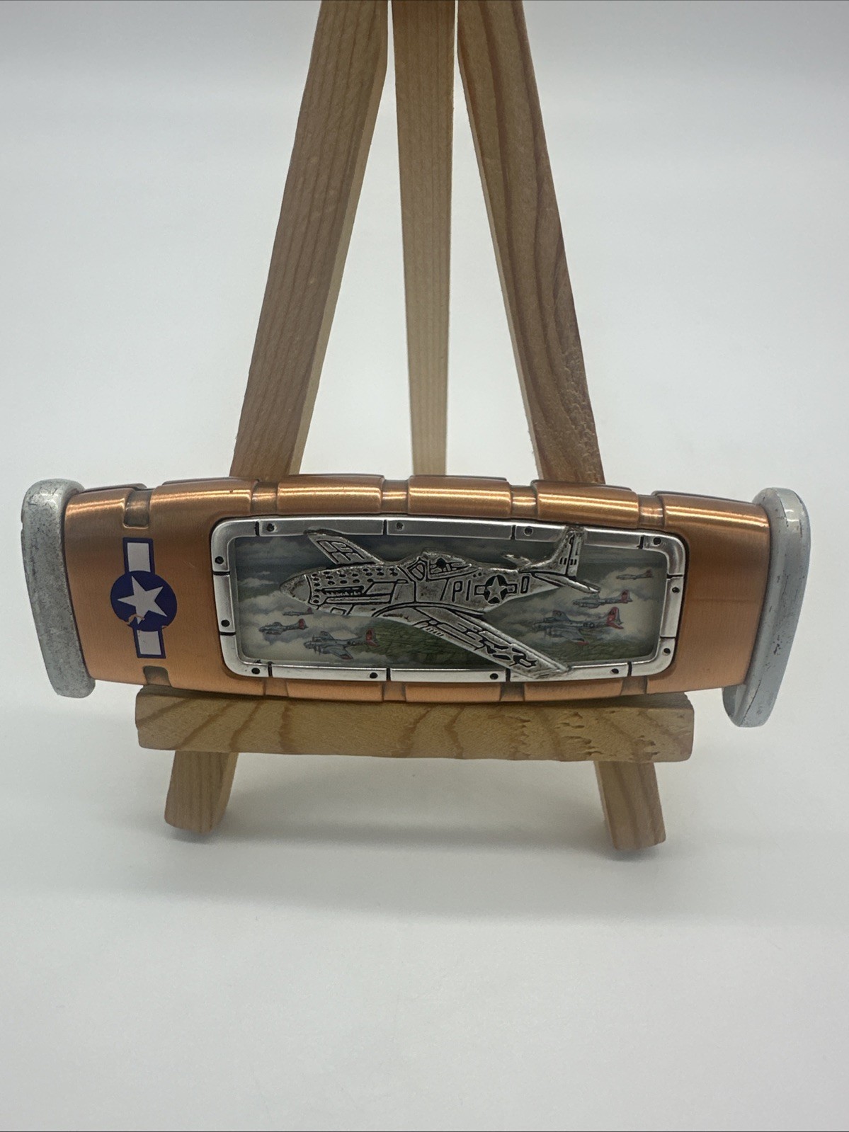Vintage The Franklin Mint Folding P-51D MUSTANG Collectors Knife