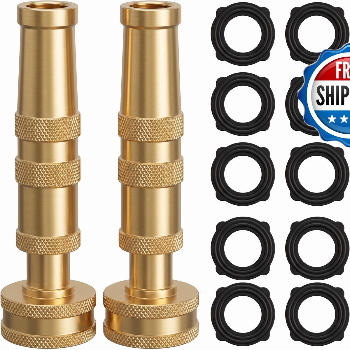 Hourleey Adjustable Twist Hose Nozzle 4\