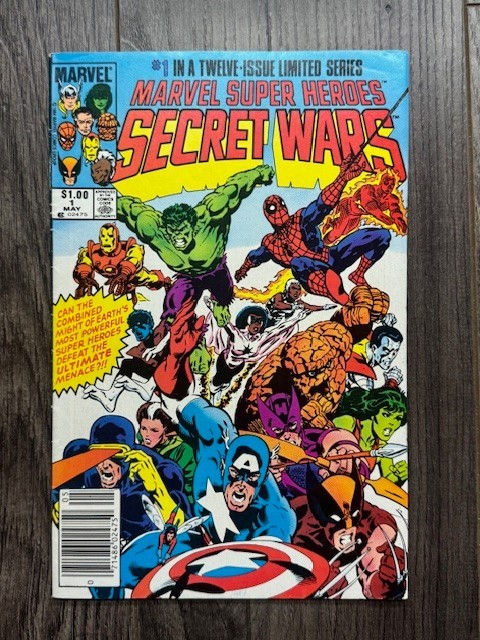 Secret Wars (1984) # 1 Canadian Price Variants (CPV) Newsstand Edition Rare  HTF