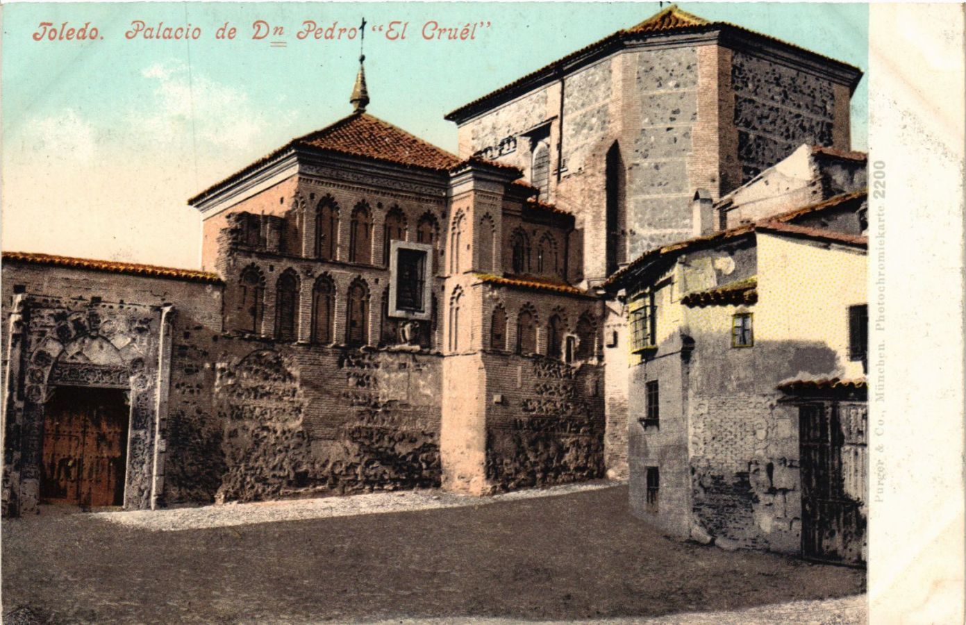 CPA AK TOLEDO Palacio de Dn Pedro El Cruel SPAIN (743831)