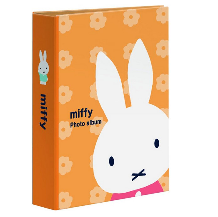 JAPAN Miffy Rabbit Photo 6x4 Album 40 Large Pictures Orange Book Standing Cover