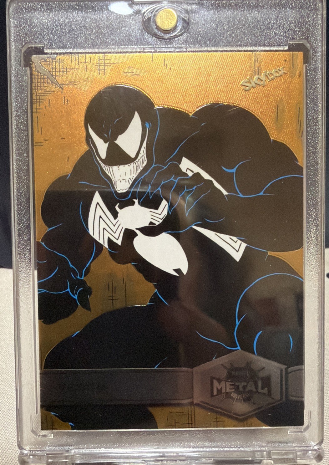 2021 SkyBox Marvel Metal Spider-Man, Venom #193 Gold Limited Parallel RARE 2021 SkyBox Marvel Metal Spider-Man, Venom #193 Gold Limited Parallel RARE