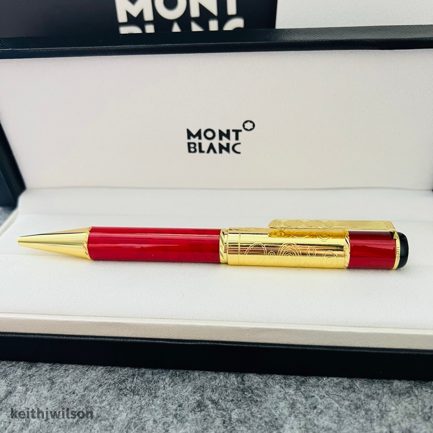 Montblanc Master Series Krim Signature Gold Ballpoint Pen