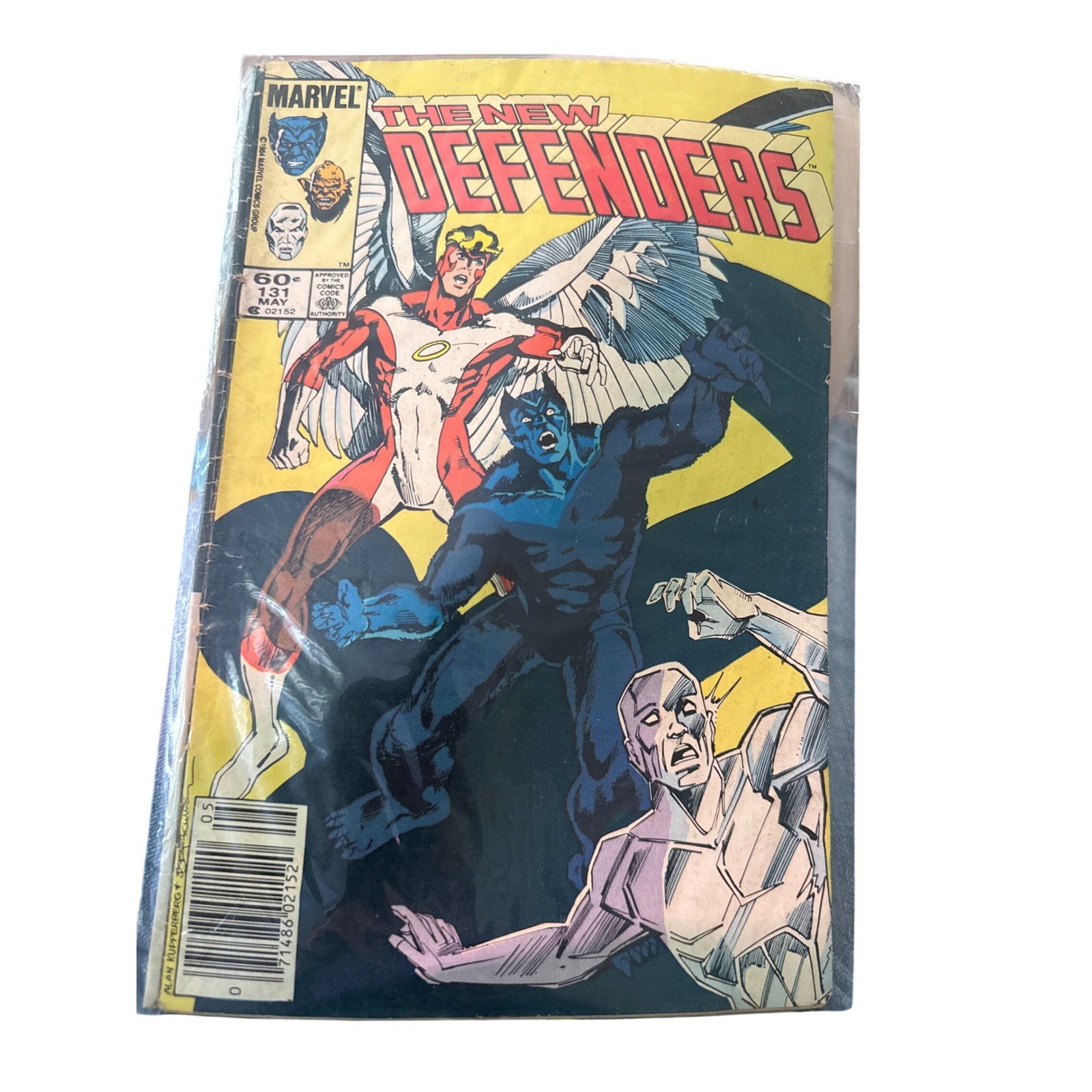 Marvel Comics The New Defenders 131 May 1984 Angel Beast Iceman Copper Age