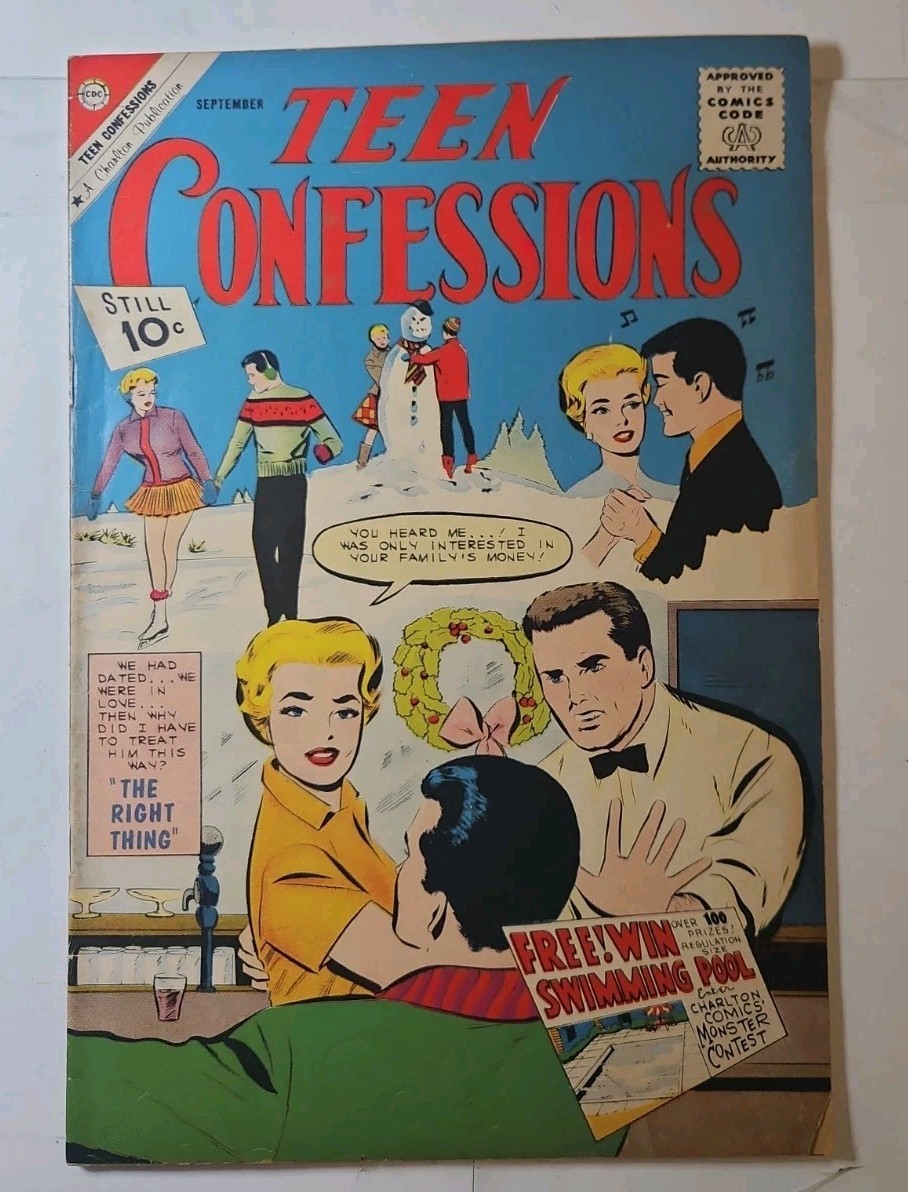 Teen Confessions #13 (Charlton September 1961) Fn+