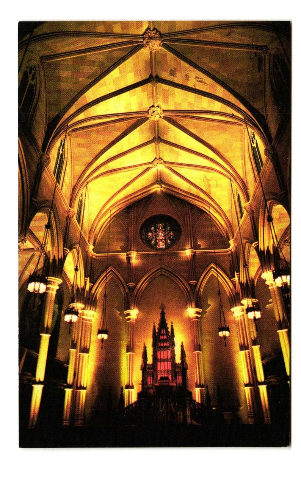 First Unitarian Church Brooklyn NY vintage postcard unposted