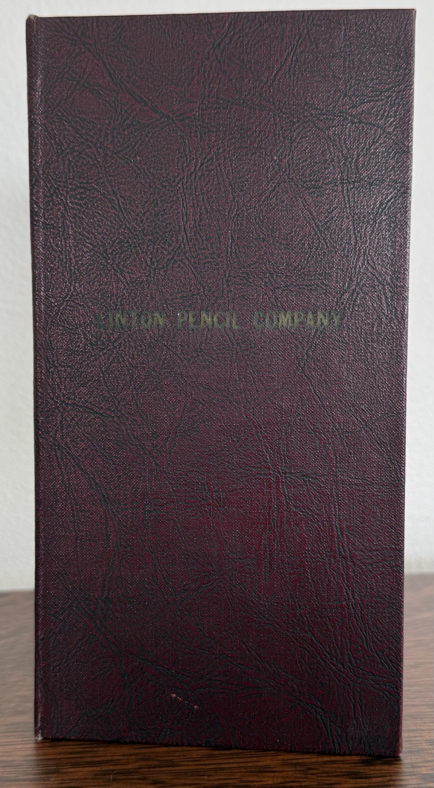 Vintage Linton Pencil Company Salesman Sample Book w/original Wood Pencils