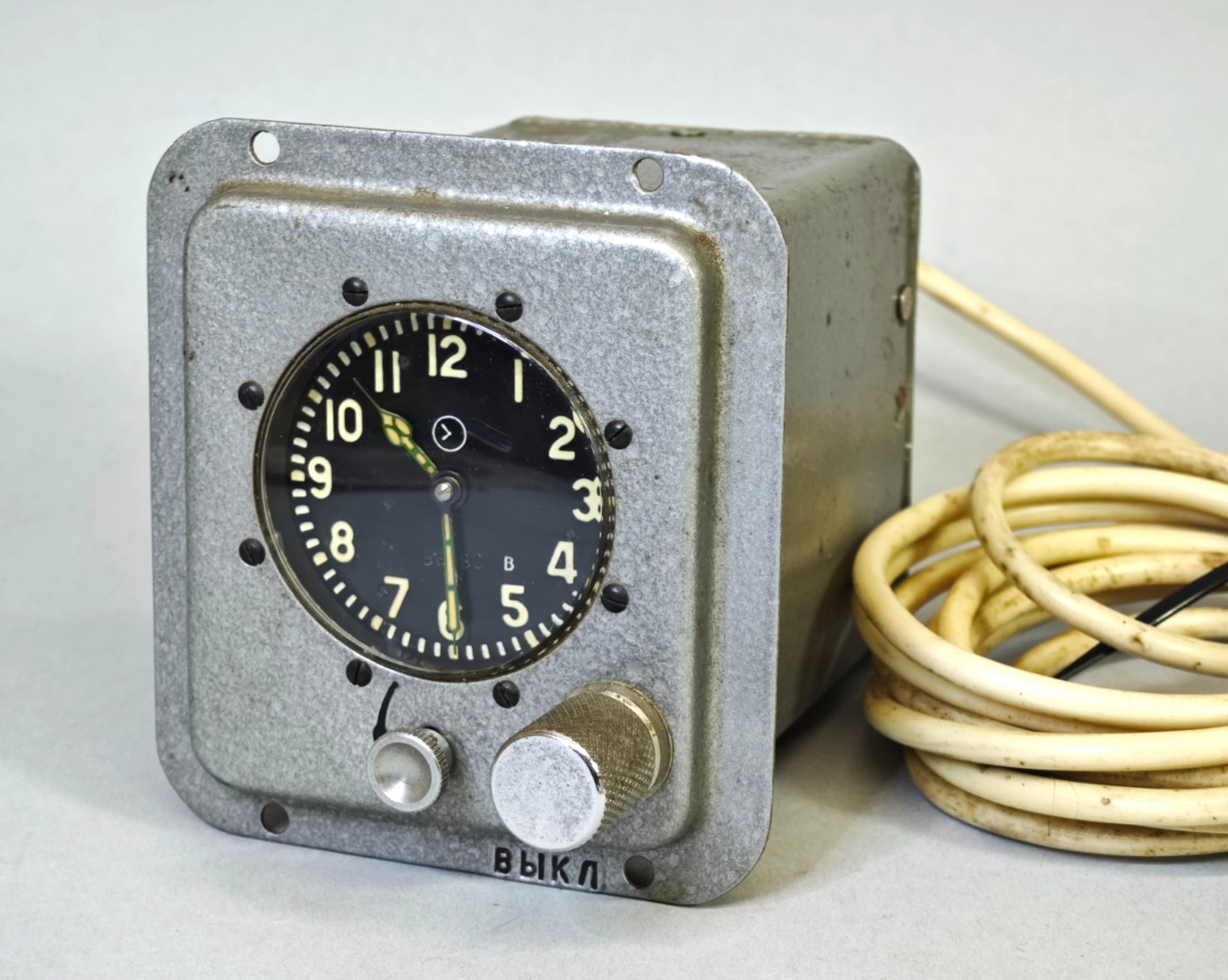 RARE Soviet 193ChS Electromechanical Primary Clock 1970 USSR Military Industrial