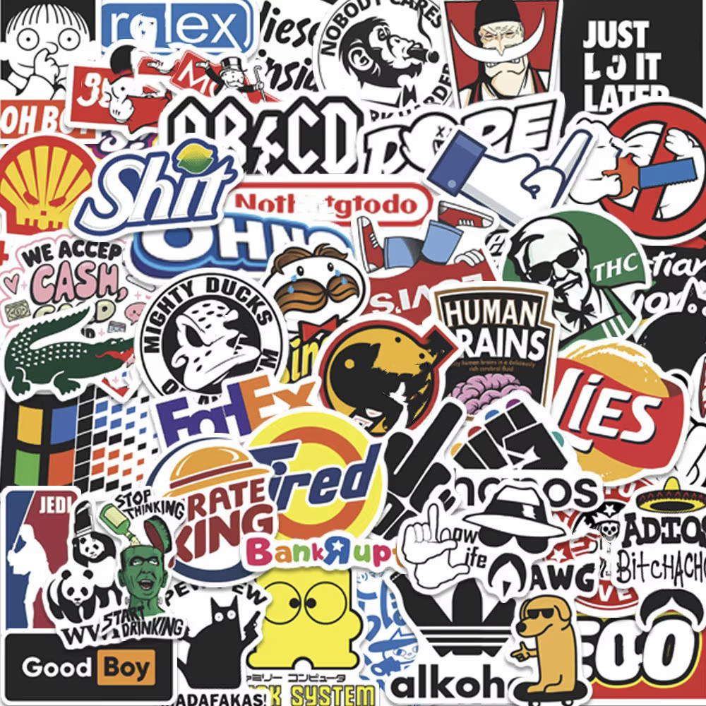 20 Pack Random Mix Cool Funny Cartoon Meme Brand Decal Stickers 2 Inch Avg Size 20 Pack Random Mix Cool Funny Cartoon Meme Brand Decal Stickers 2 Inch Avg Size