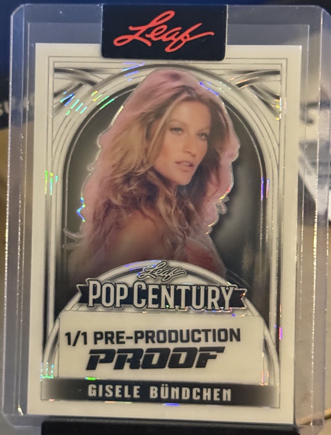 Gisele Bündchen 2023 Leaf Pop Century 1/1 Pre-Production Proof