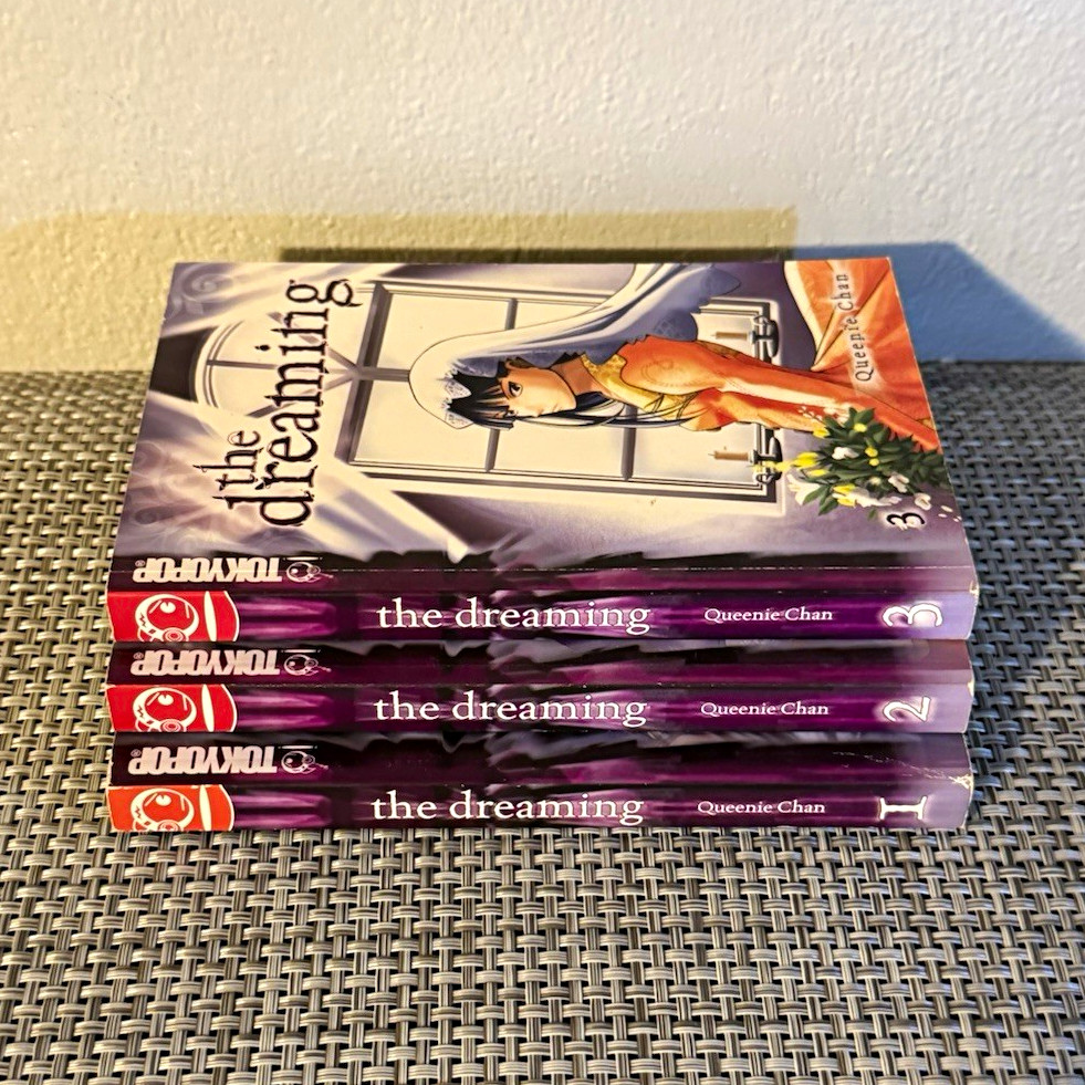 Tokyopop The Dreaming Manga Comic Book Lot Complete Volumes 1-3 by Queenie Chan