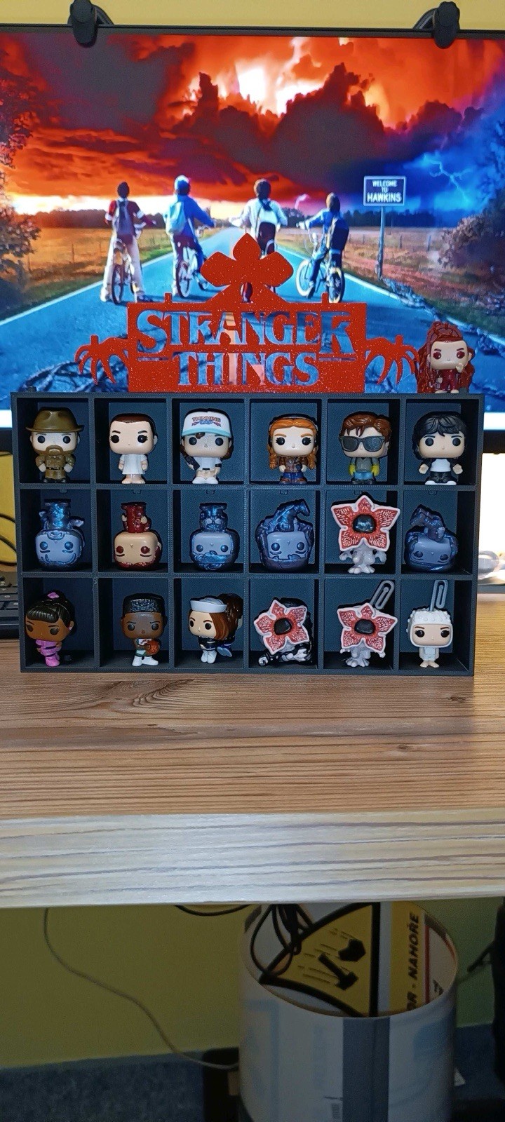 Rare Stranger Things Kinder Pop Display