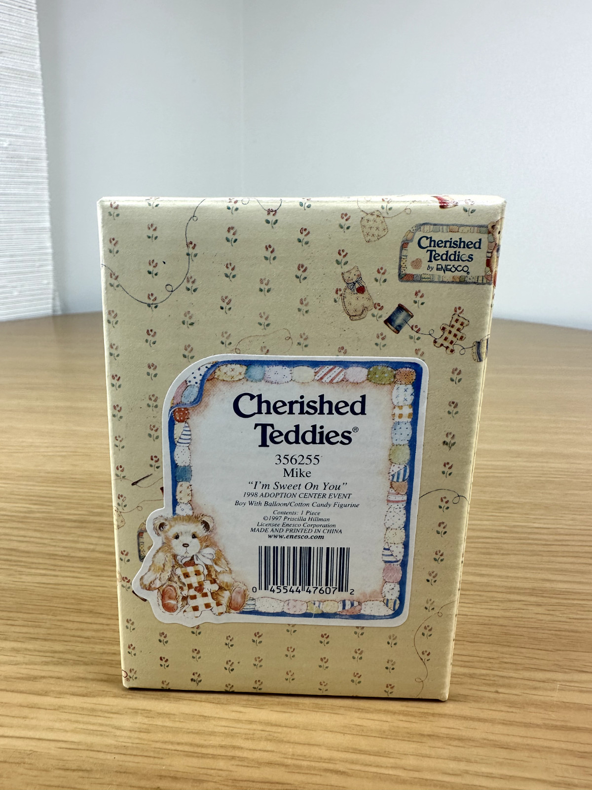 VTG Collector Cherished Teddies Figurine Sweet On You 2002 NIB Valentine Gift