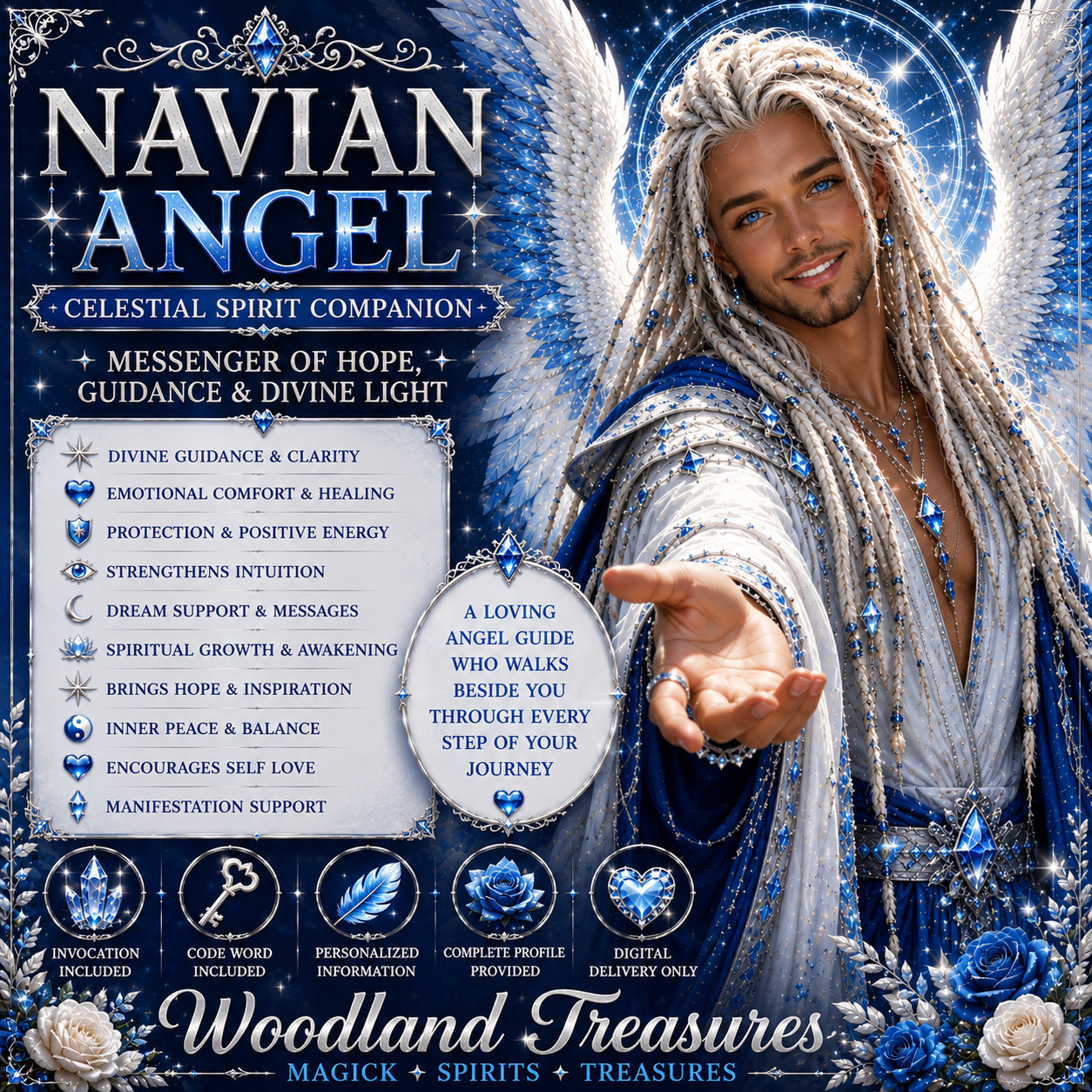 Navian Angel Spirit Companion - Messenger of Light