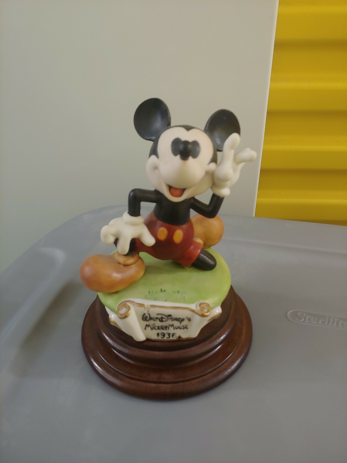 8 Laurenz Mickey Mouse figurines . includes 1928, 31, 36, 40, 41, 47, 55, and 88