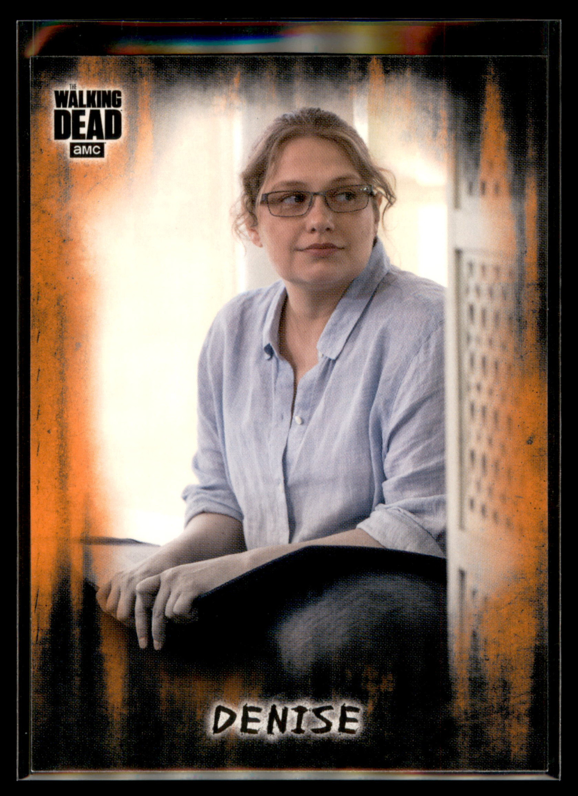 2018 Topps Walking Dead Hunters and the Hunted ORANGE Parallel #54 Denise