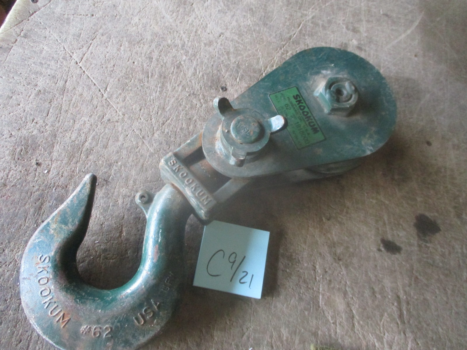 NOS Skookum Model 62 Snatchblock w/6\ NOS Skookum Model 62 Snatchblock w/6\